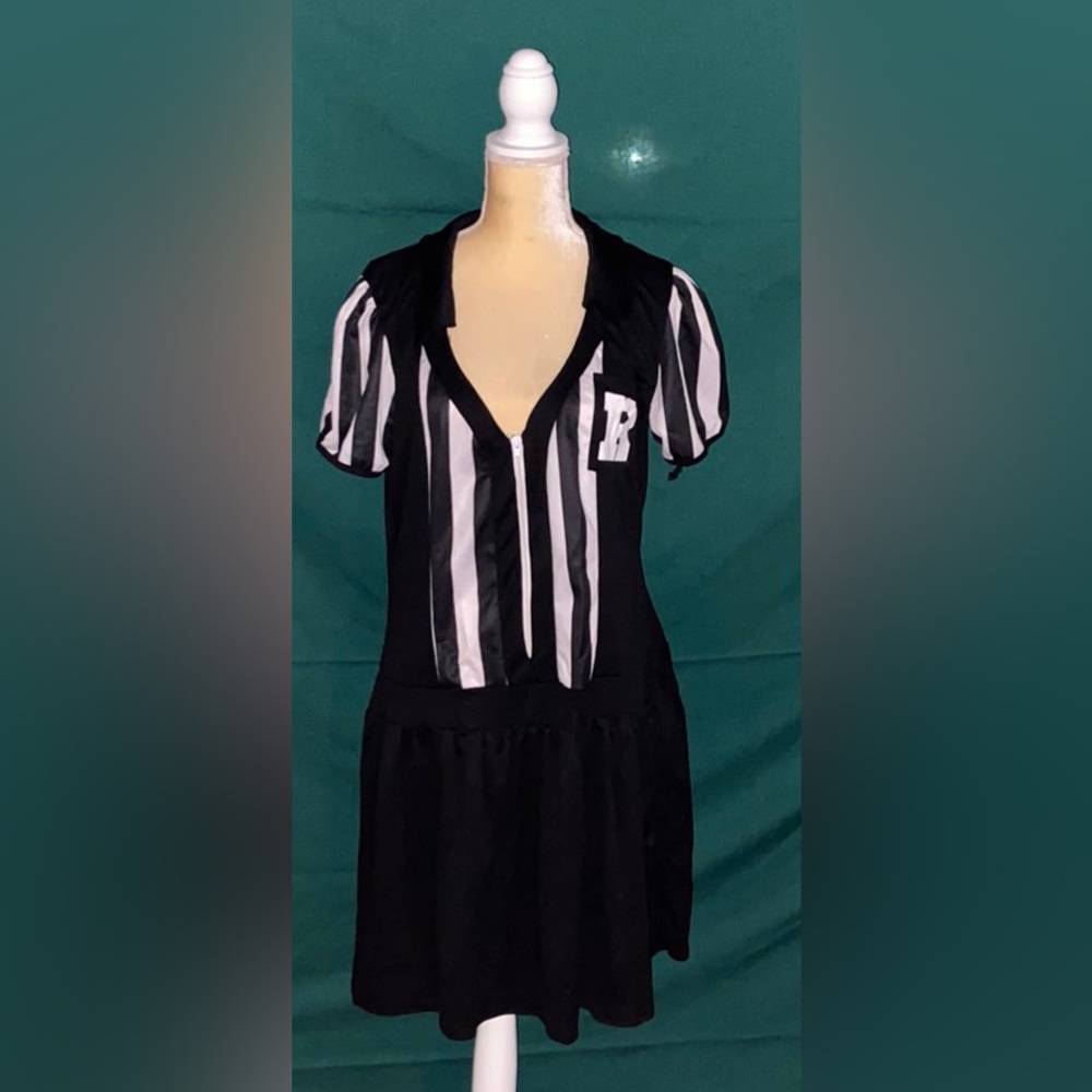 🎃 Halloween Costume Sexy Halftime Hottie Referee 🏈 Size 1X/2X